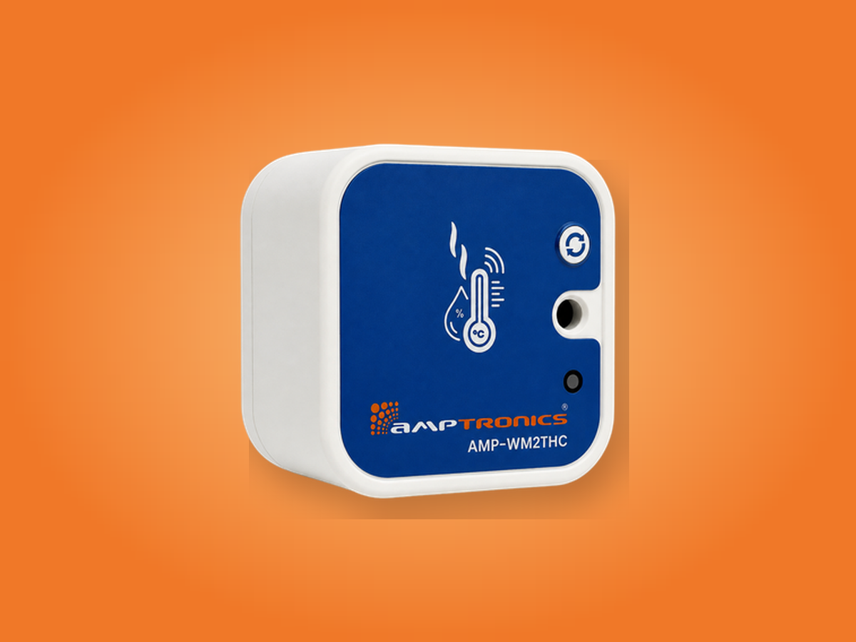 AMP-WM2THC wireless bus duct temperature and humidity sensor